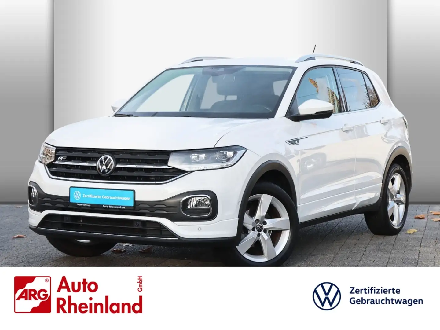 Volkswagen T-Cross Style R-Line 1.0 TSI LED/ACC/SITZHZ./PARKLENK/RADI Blanc - 1