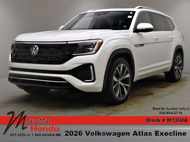 White 2026 Volkswagen Atlas SUV / Crossover 8-Speed Automatic