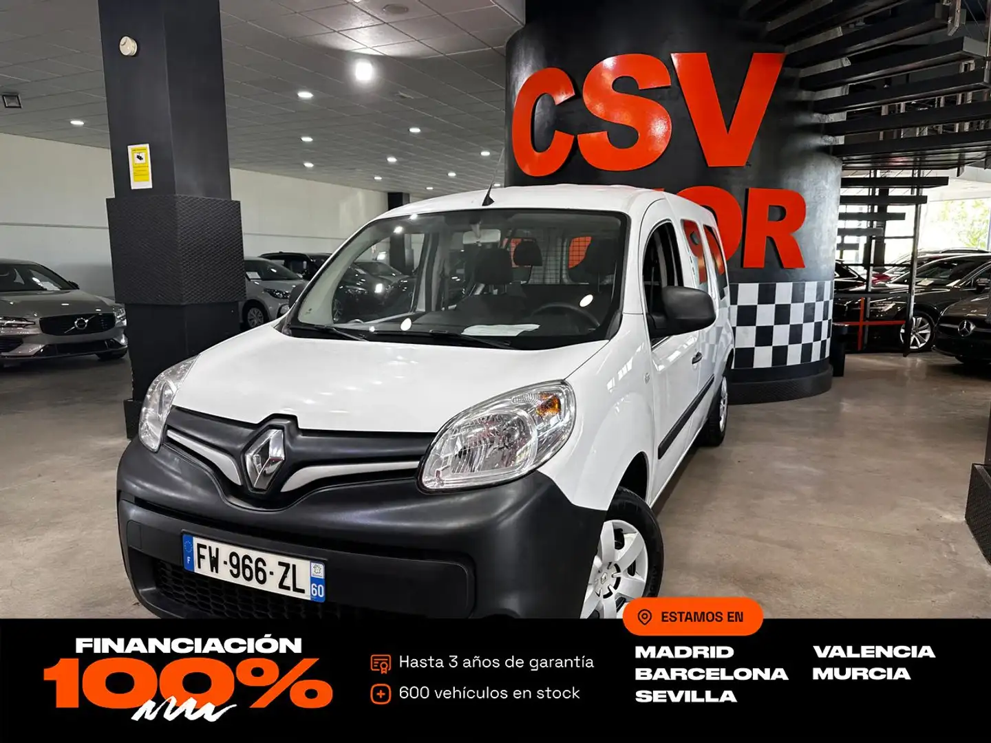 Renault Kangoo Combi 1.5DCI 95CV MAXI 4PLAZAS Weiß - 1