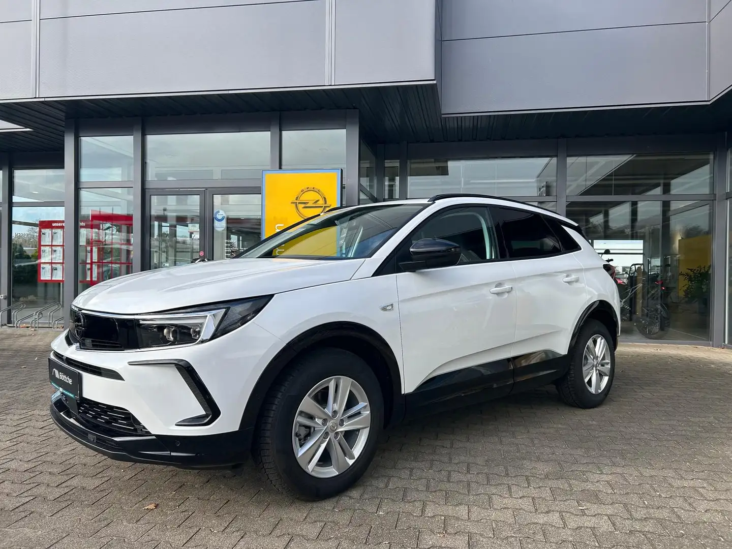 Opel Grandland AT8/LED/360 Kamera/Assistenzsys/ 6,99% Finanzierun Blanc - 2