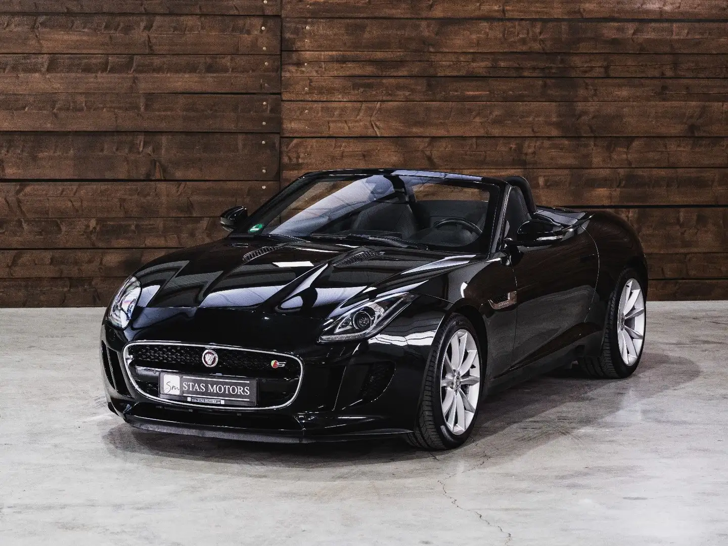 Jaguar F-Type F-TYPE S CABRIOLET*P380*SCHECKHEFT*8-FACH*2.HAND Schwarz - 2