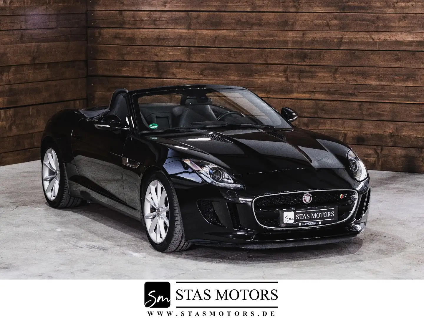 Jaguar F-Type F-TYPE S CABRIOLET*P380*SCHECKHEFT*8-FACH*2.HAND Schwarz - 1