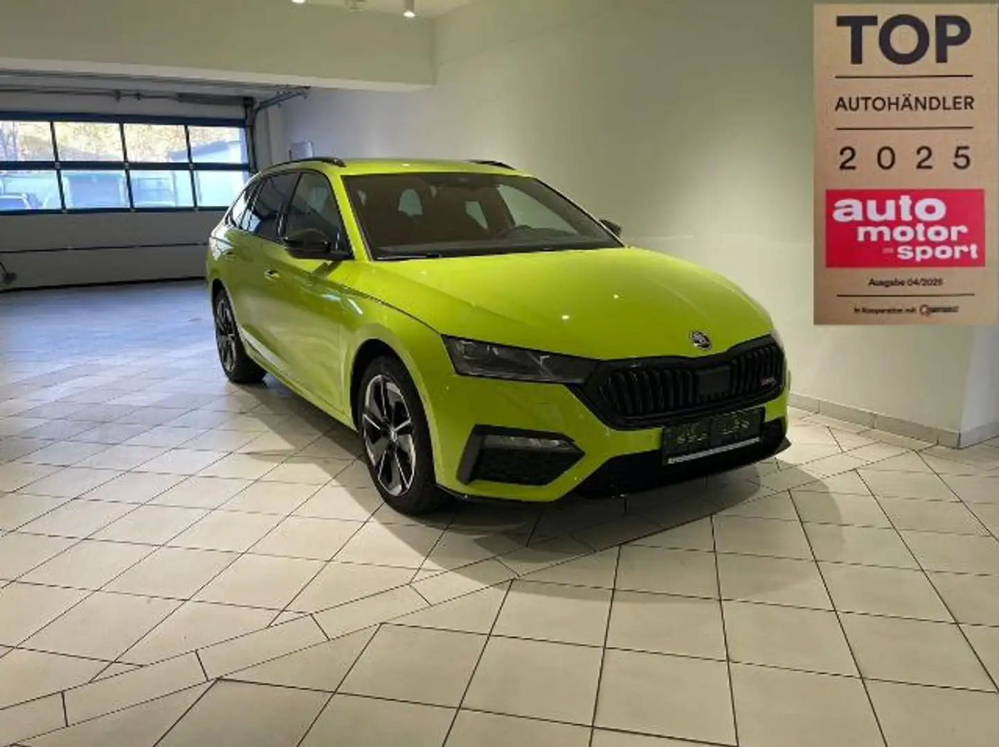 Skoda Octavia Combi RS 1.4 i.V. Head-Up AHK Garantie Grün - 1