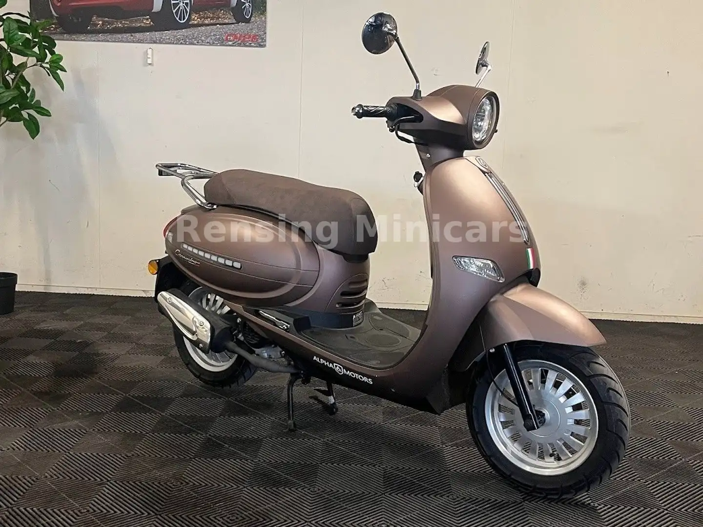 Sonstige Marken Motorroller Cappucino Euro 5 Mattbraun 45 KM/H Braun - 1