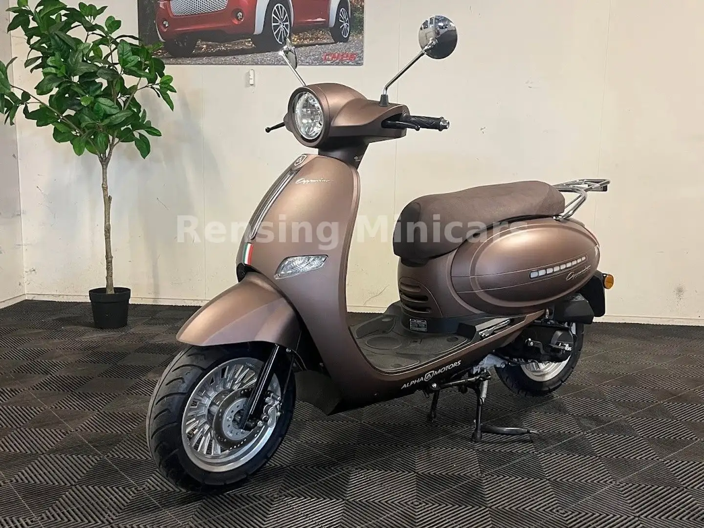 Sonstige Marken Motorroller Cappucino Euro 5 Mattbraun 45 KM/H Braun - 2