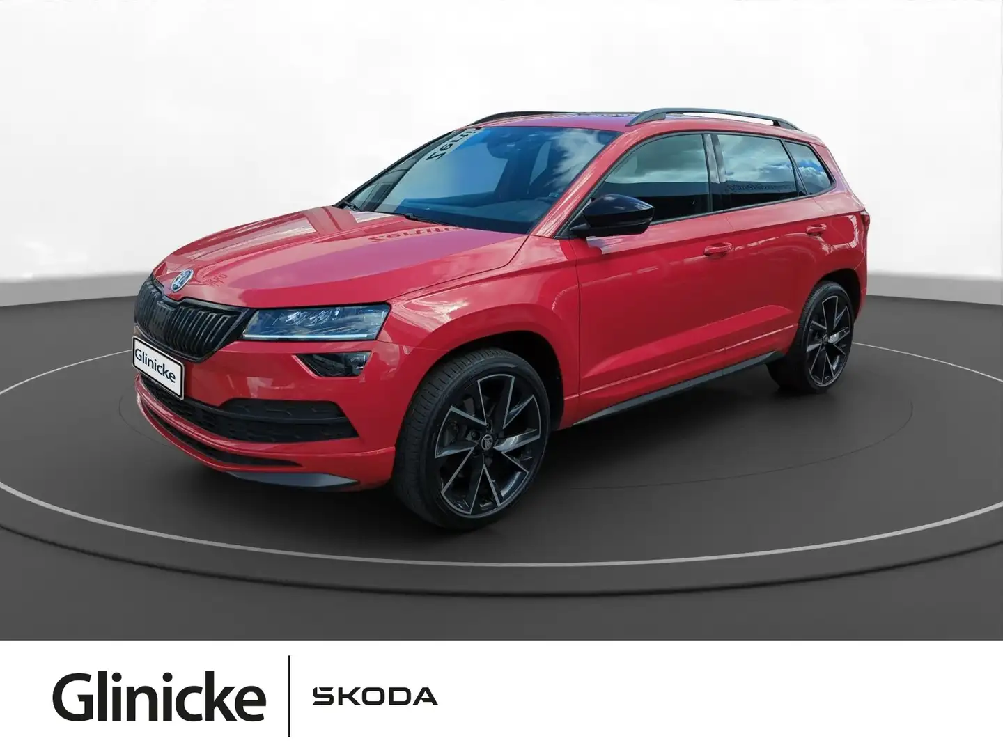 Skoda Karoq 2.0 TDI Sportline 4x4 AHK StHz Pano DSG Rot - 1