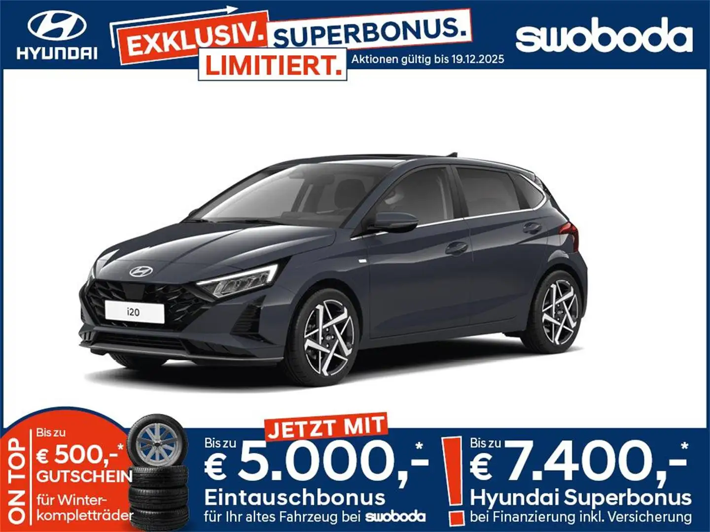 Hyundai i20 (BC3) GO 1.0 T-GDI b6bg1 Grau - 1