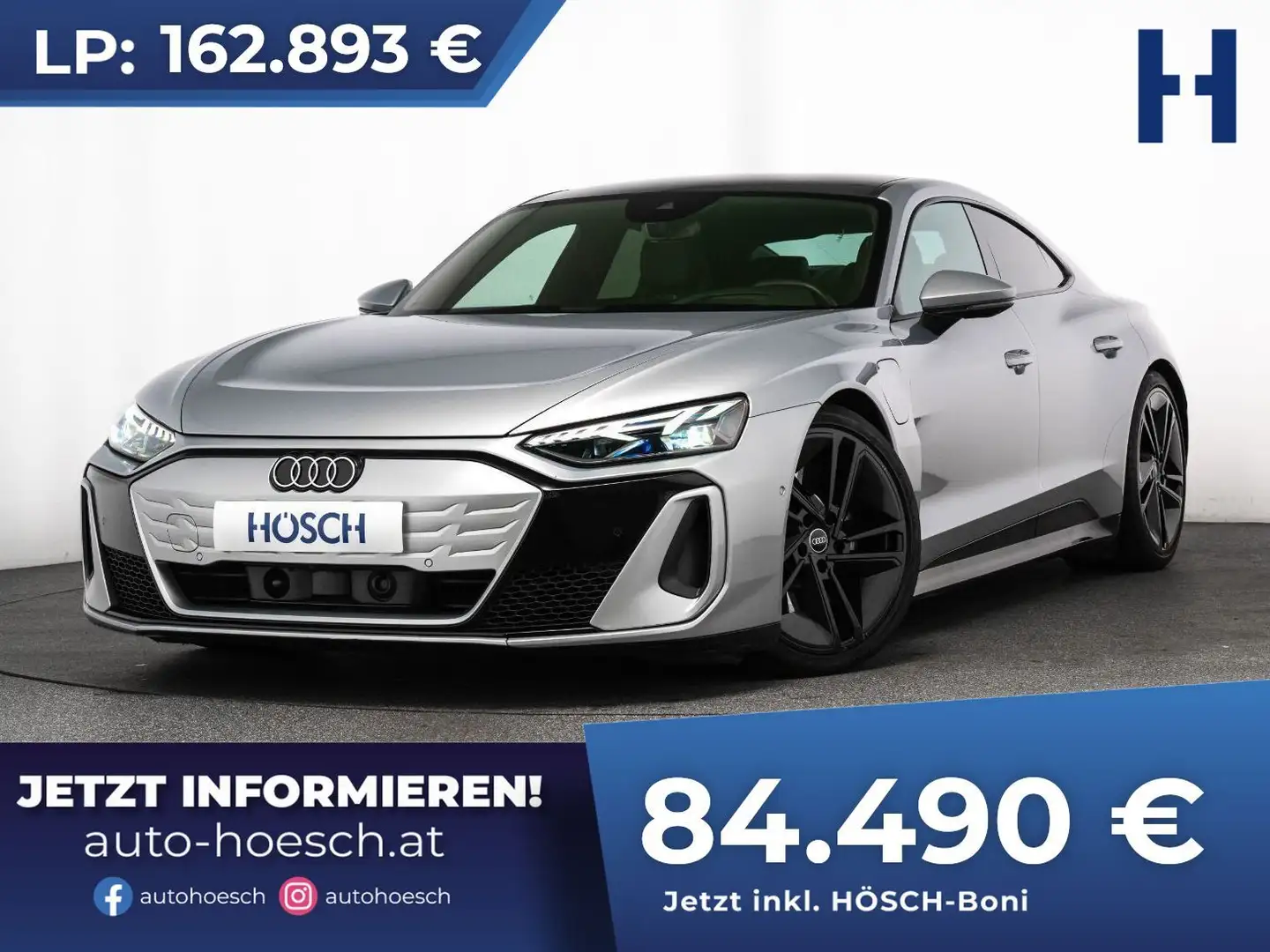 Audi e-tron GT S quattro 105 kWh TOP EXTRAS -48% Silber - 1