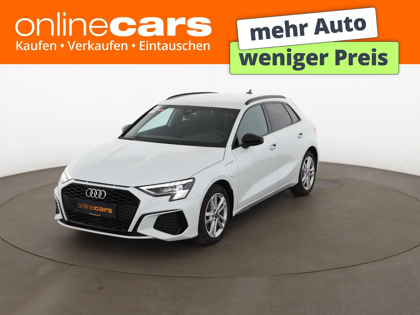 Audi A3 SB 40 TFSI e S-Line Aut MATRIX AHK LEDER R-CAM Weiß - 1