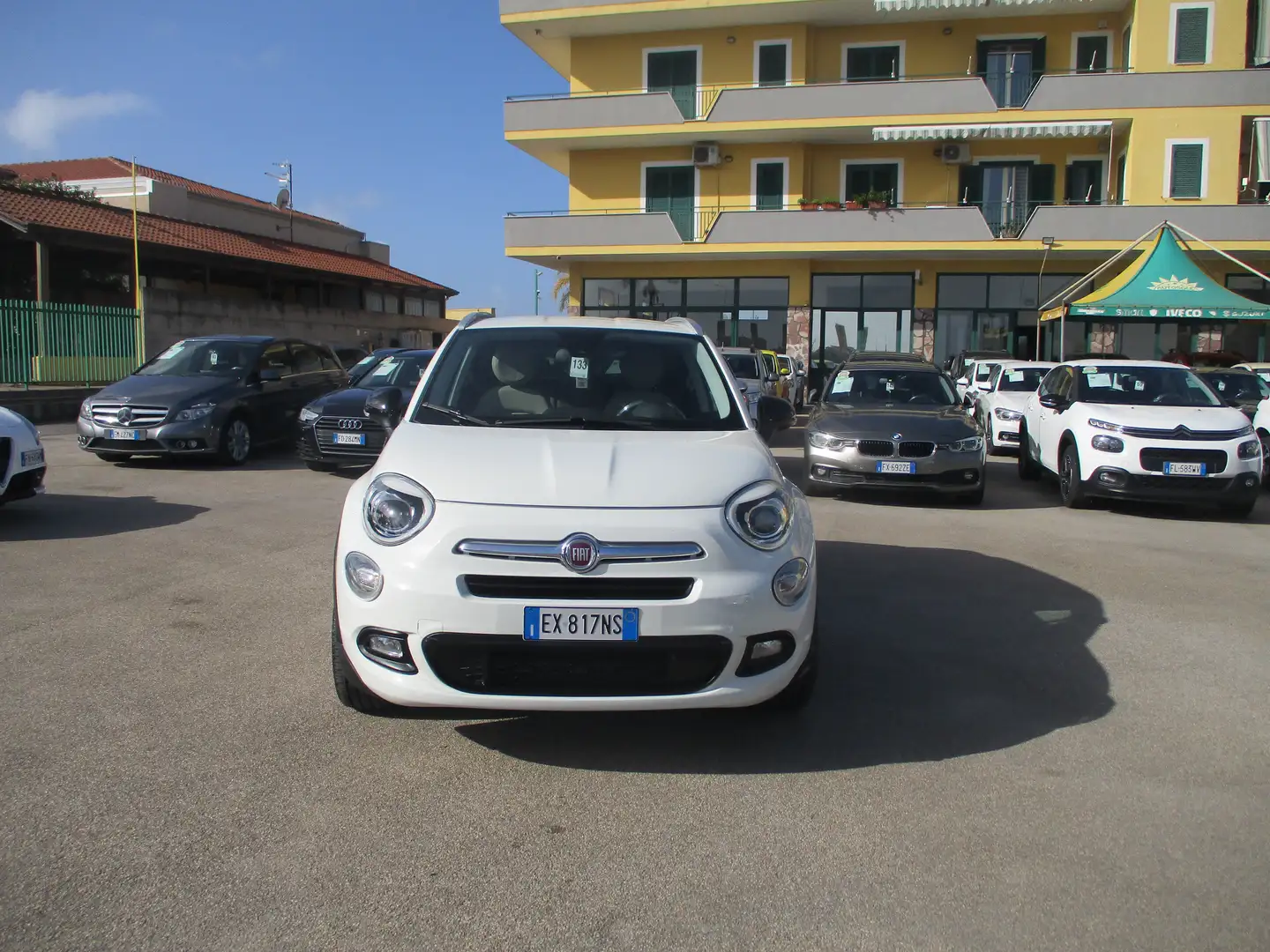 Fiat 500X 500 X 1.6 M-JET 120CV E6 LOUNGE PELLE/NAVIGATORE Blanc - 2