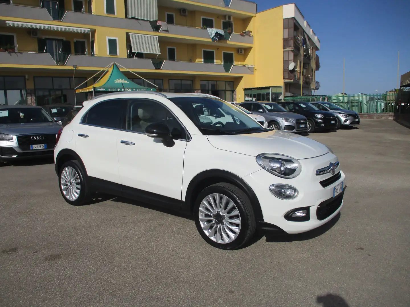 Fiat 500X 500 X 1.6 M-JET 120CV E6 LOUNGE PELLE/NAVIGATORE Blanc - 1