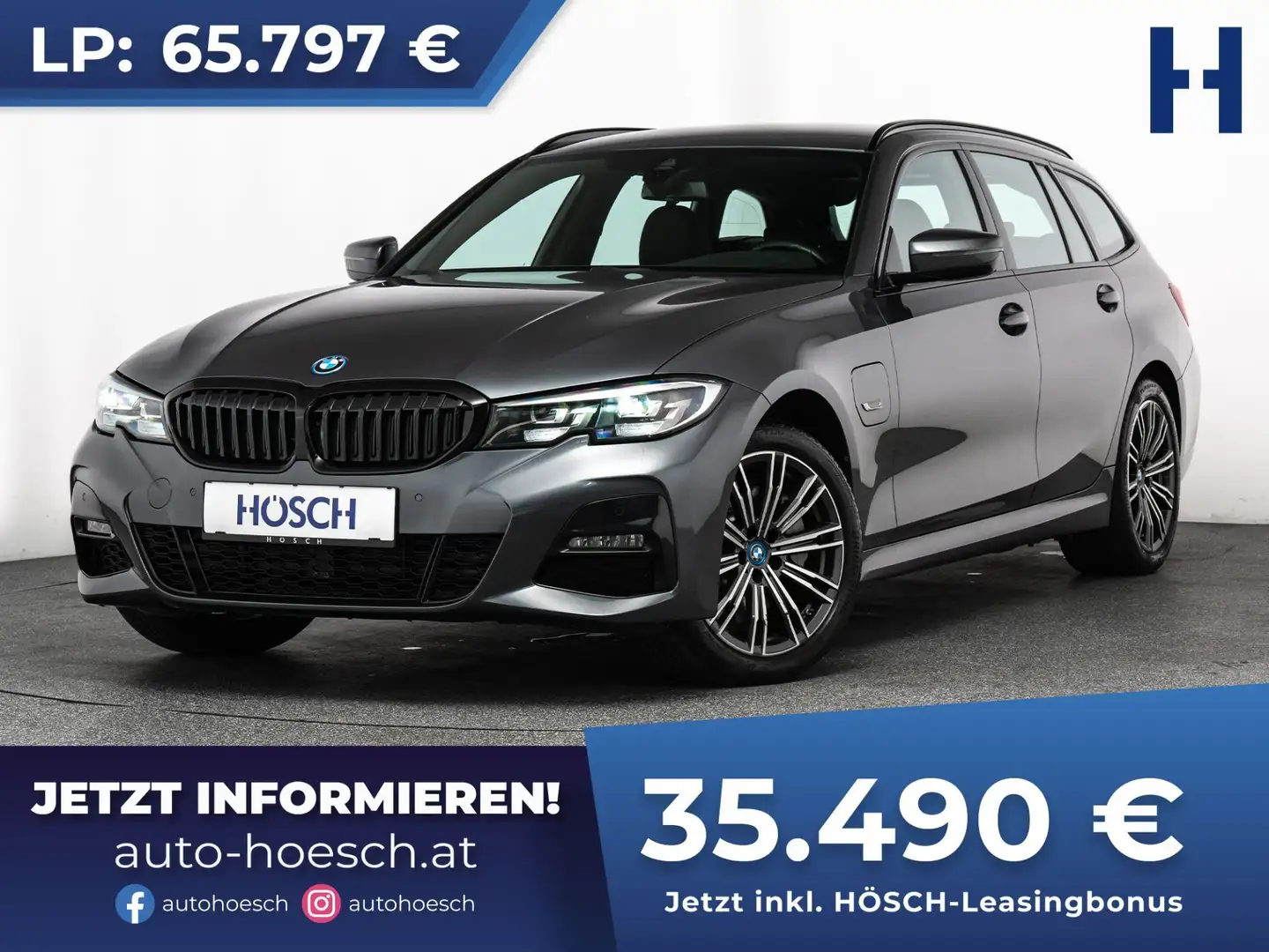 BMW 330 e xDrive Touring M Sport SCHNÄPPCHEN -46% Gris - 1