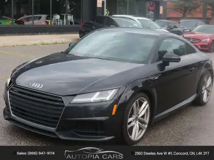 Black 2018 Audi TT Coupe All-Wheel Drive Automatic