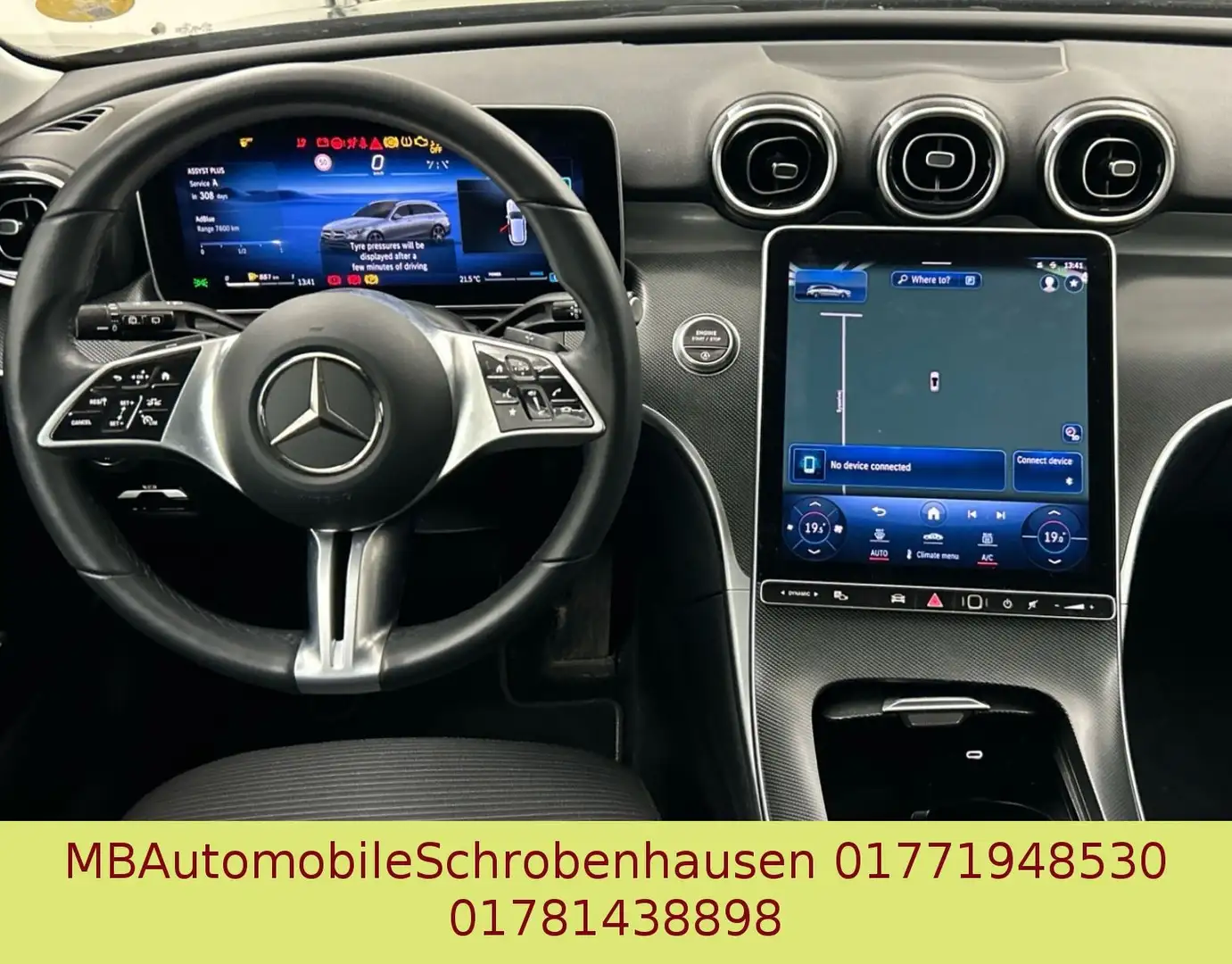 Mercedes-Benz C 220 T d Avantgarde AHK AUTOMATIK Noir - 2