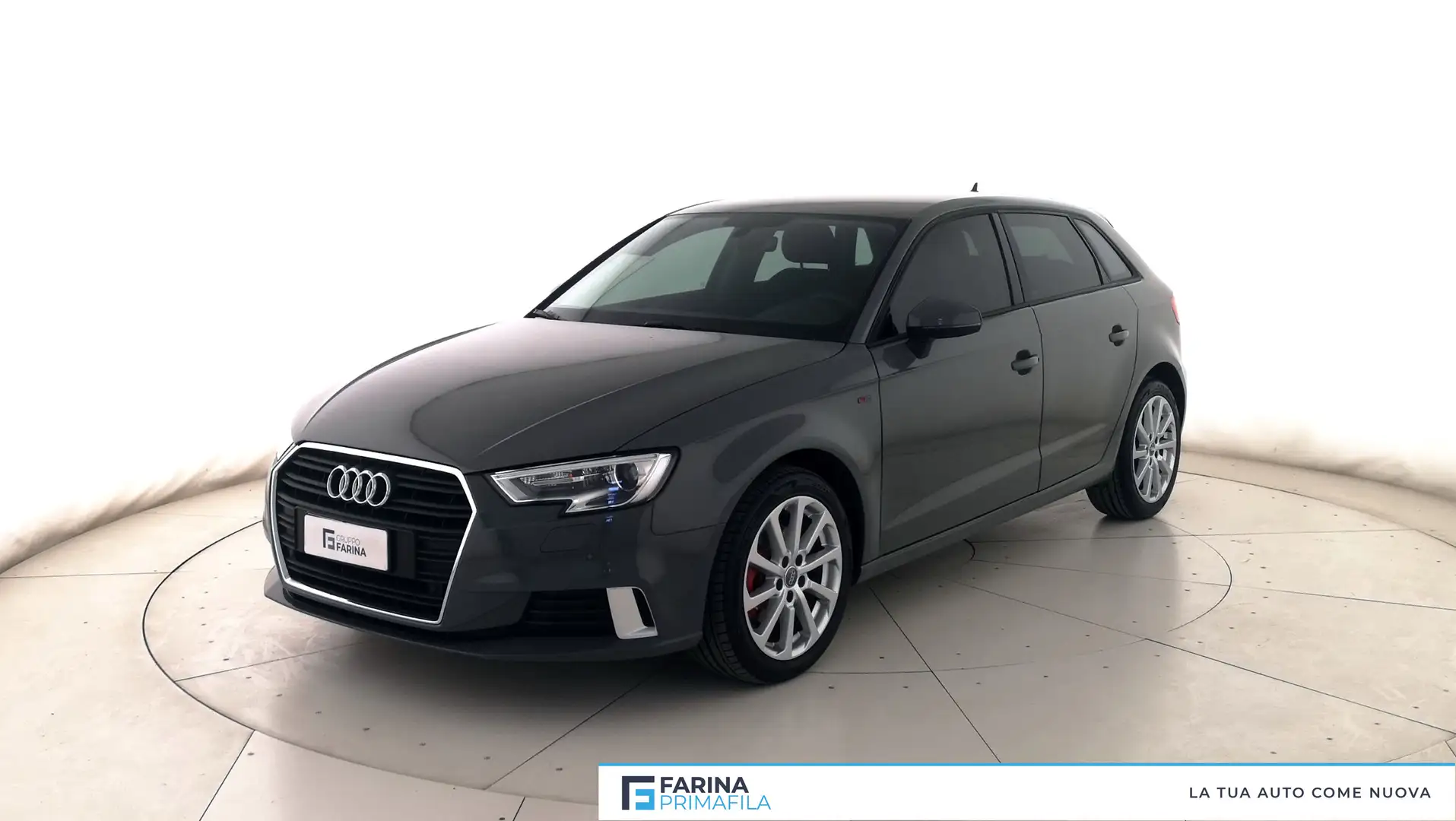Audi A3 1.6TDI S-LINE 115CV S-TRONIC Gris - 1