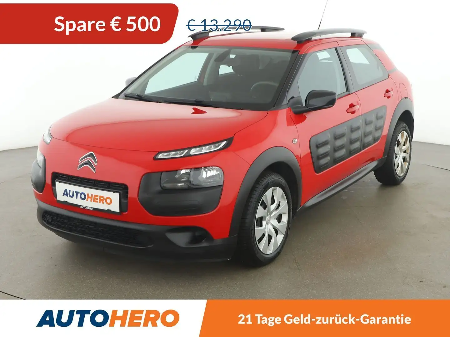 Citroen C4 Cactus 1.6 Blue-HDi Feel Aut. *SHZ*NAVI*TEMP*CAM* Rot - 1