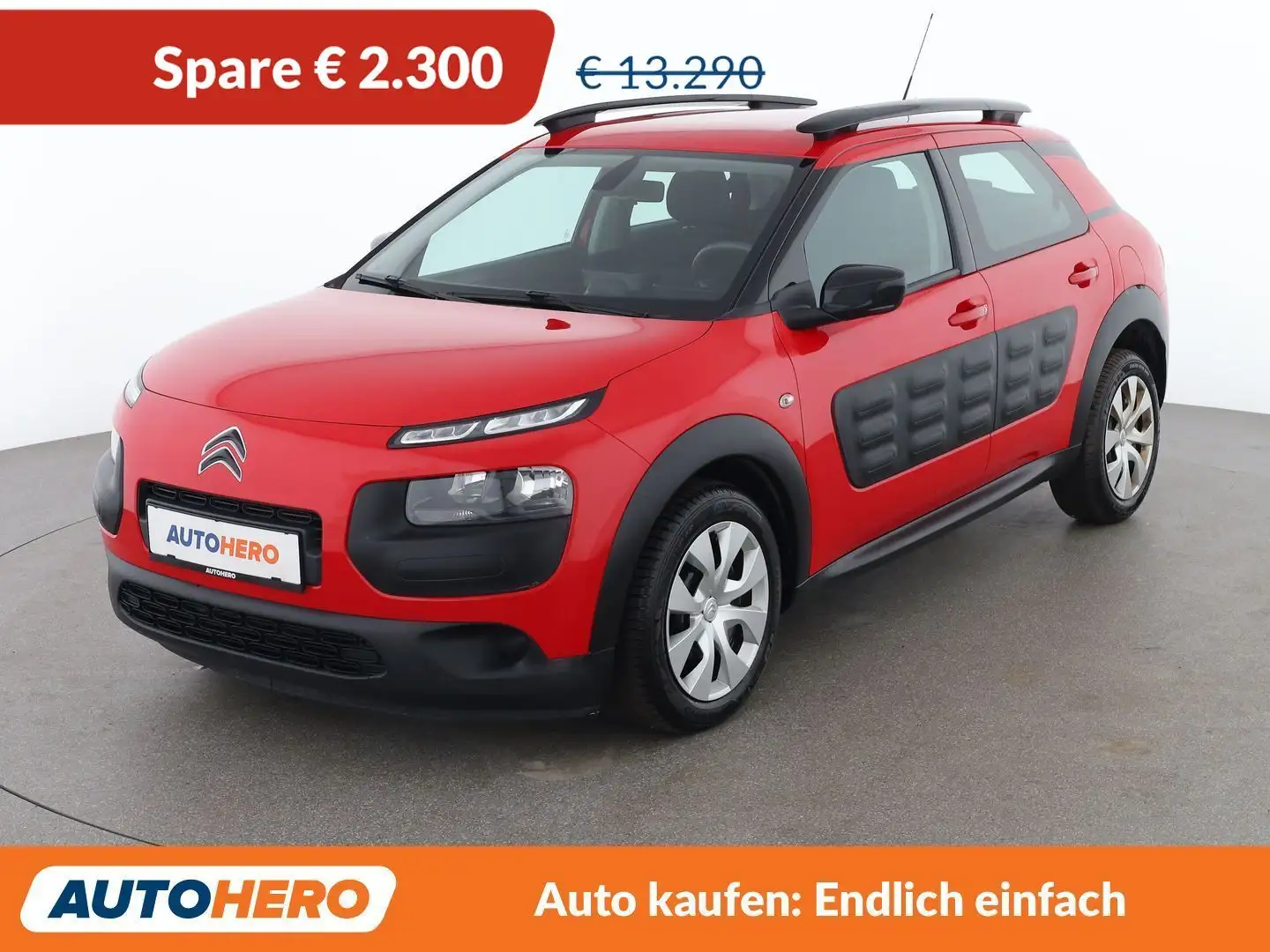 Citroen C4 Cactus 1.6 Blue-HDi Feel Aut. *SHZ*NAVI*TEMP*CAM* Rot - 1