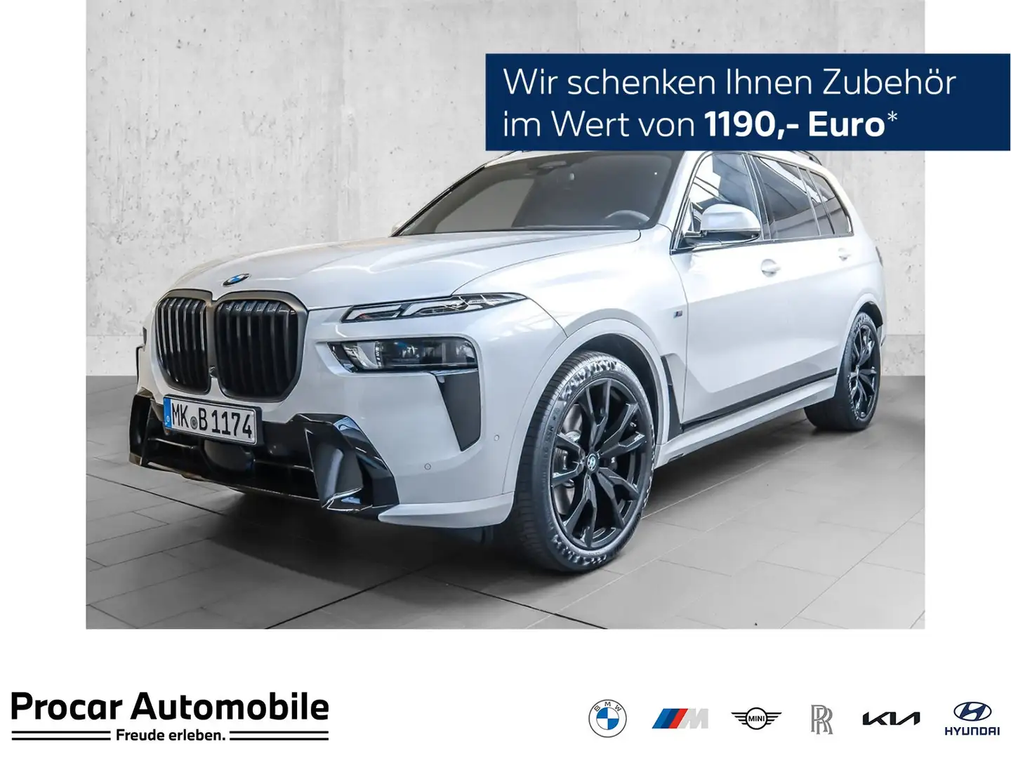 BMW X7 xDrive40d M Sport PRO HuD+Skylounge+AHK+Standhzg.+ Bianco - 1