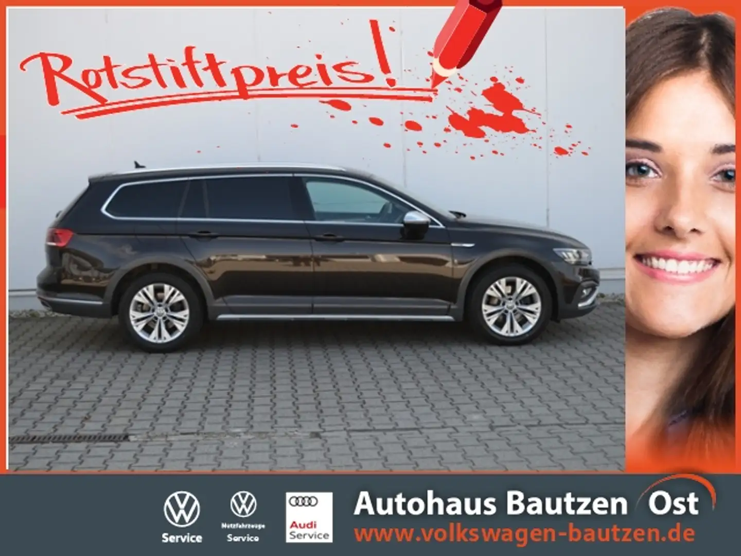 Volkswagen Passat Alltrack 2.0 TDI 190 PS 4Motion DSG AHK/LED/NAVI+VZE/BUSIN Braun - 1
