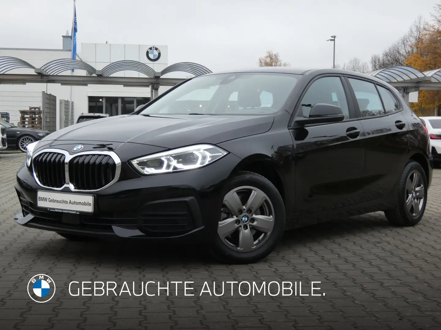 BMW 118 i Hatch Advantage DAB LED WLAN Tempomat Shz Schwarz - 1