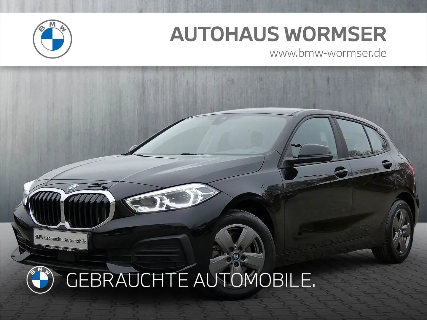 BMW 118 i Hatch Advantage DAB LED WLAN Tempomat Shz Schwarz - 1
