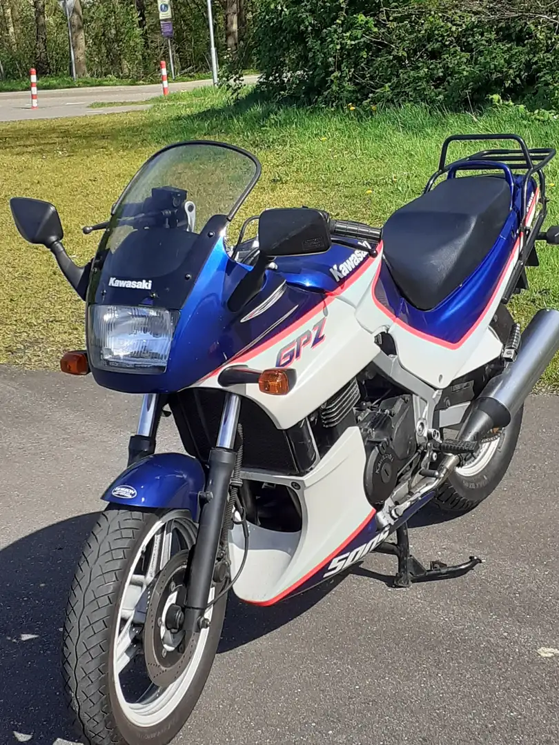 Kawasaki GPZ 500 S Bleu - 2