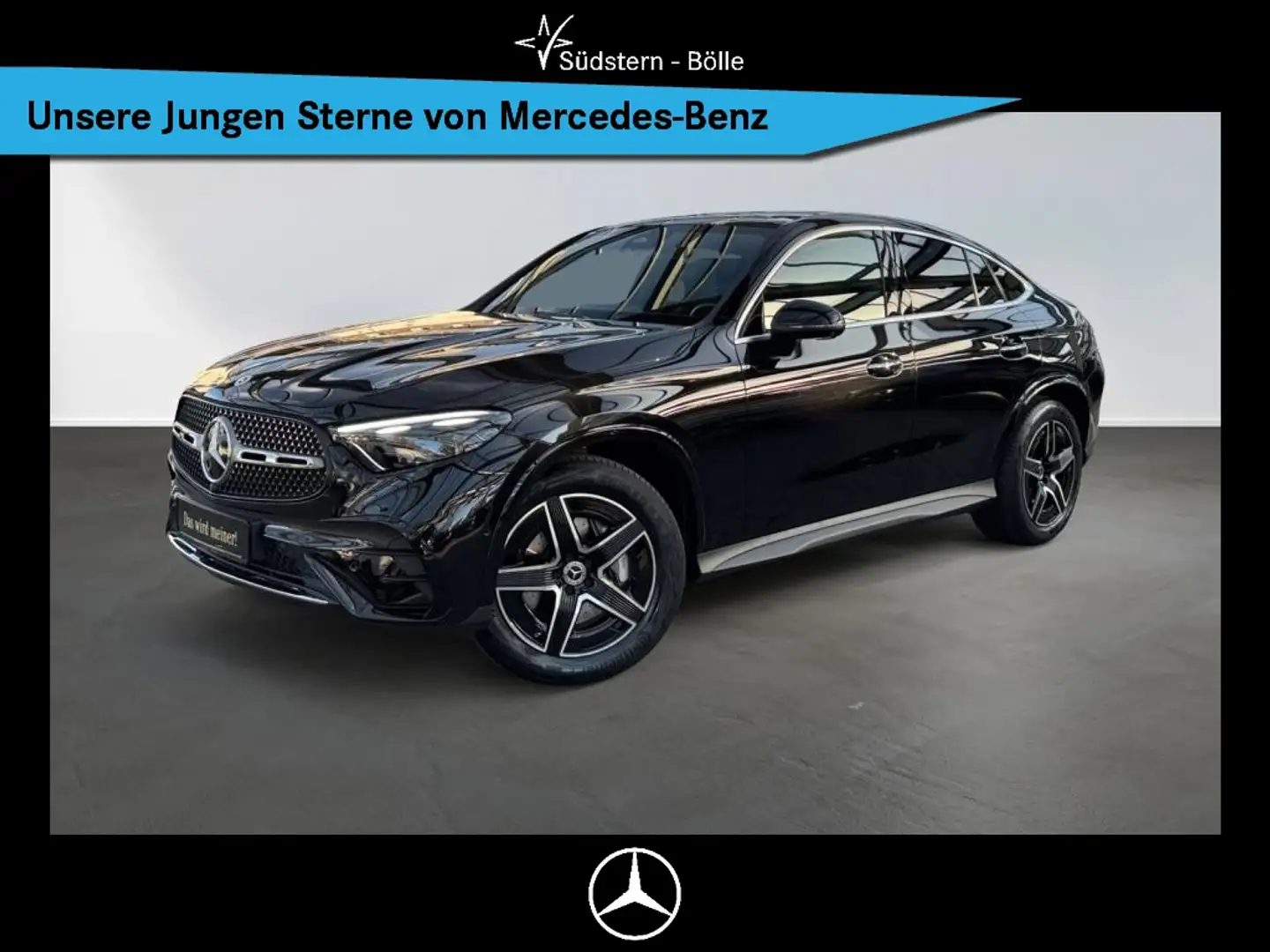 Mercedes-Benz GLC 300 4M Coupé AMG+PANO+MEMORY+AHK+360°+MBUX Noir - 1