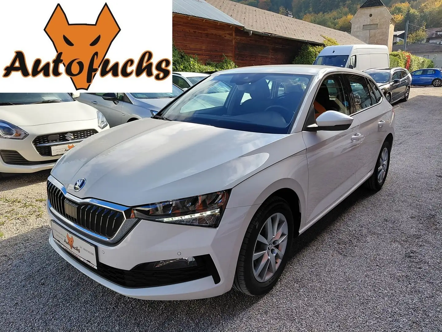 Skoda Scala 1.0TSI 110 Ambition DSG * LED, AHK, Navi, PDC * Weiß - 1