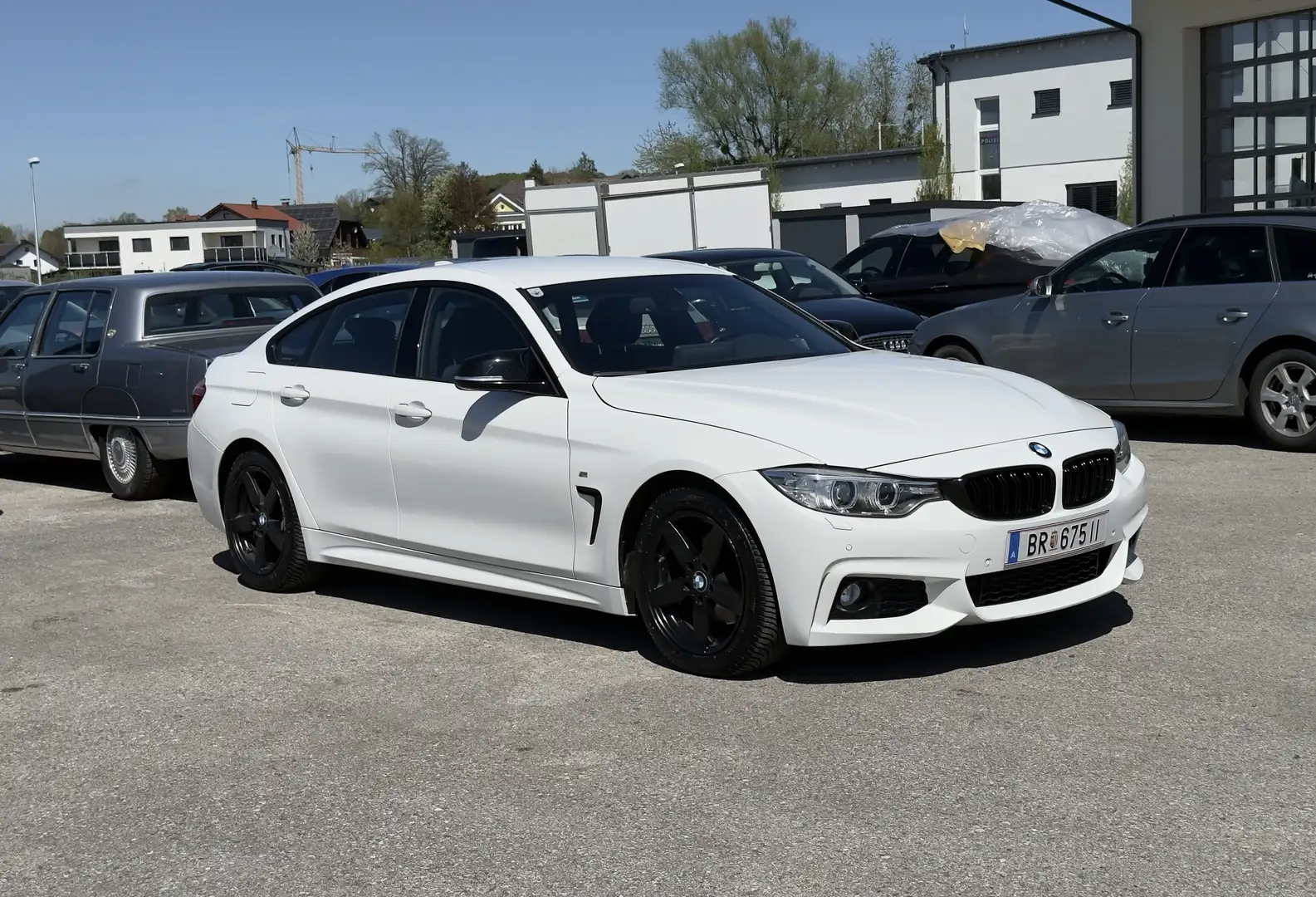 BMW 420 BMW 420d Gran Coupe M Sport Aut. Weiß - 1