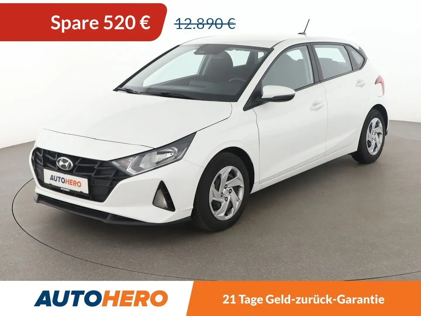 Hyundai i20 1.2 Pure*KLIMA*GARANTIE*SPUR* Weiß - 1