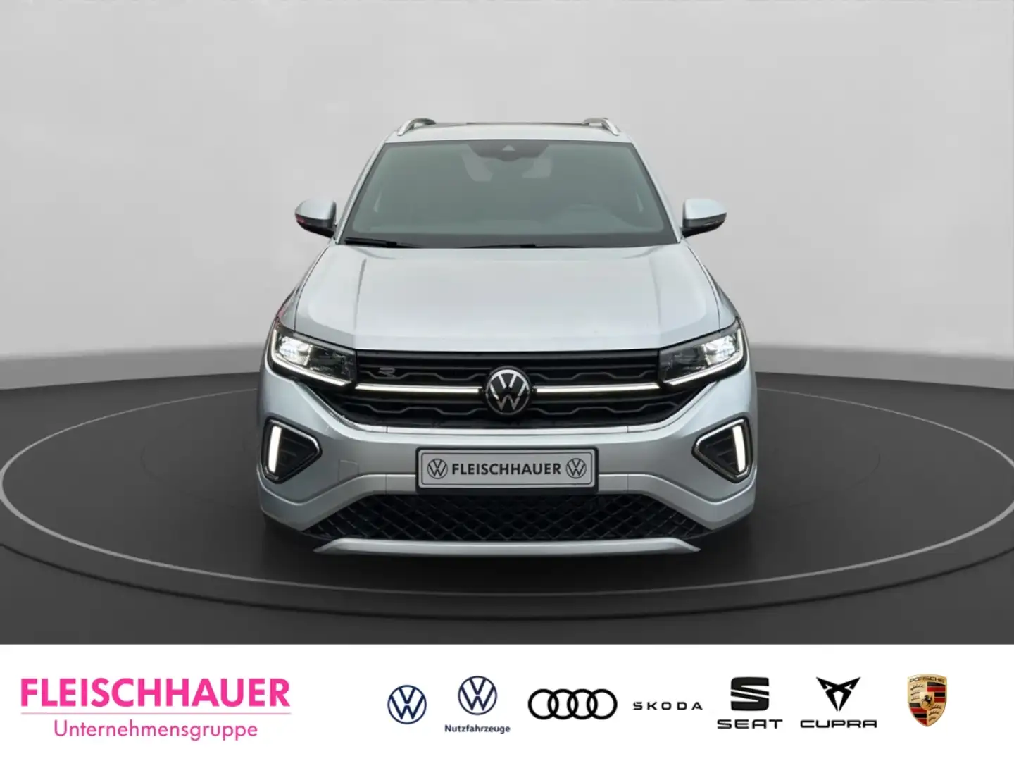 Volkswagen T-Cross R-Line 1,5 TSI AHK-abnehmbar Navi Digitales Cockpi Silber - 2