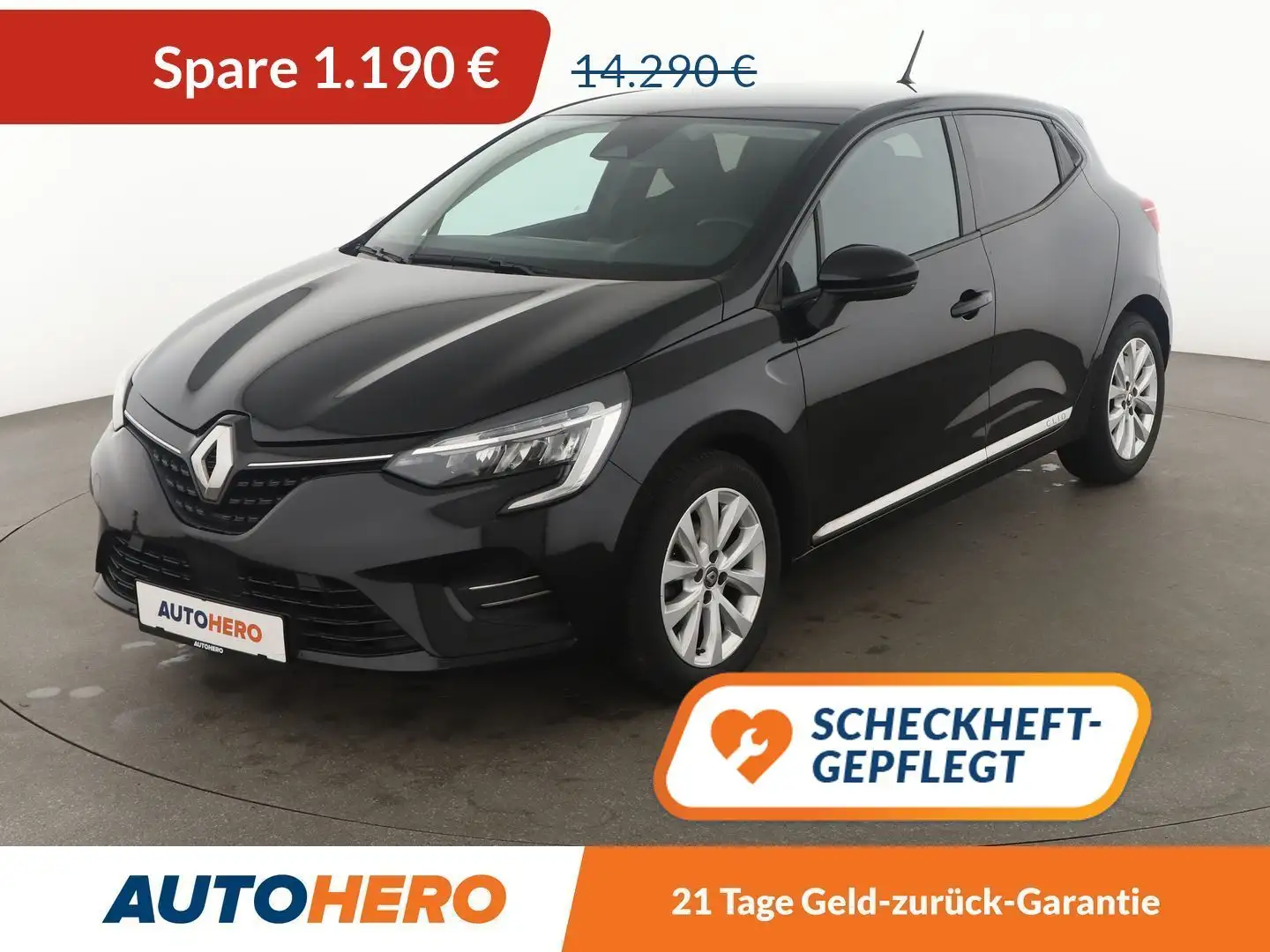 Renault Clio 1.0 TCe Experience*NAVI*LED*PDC*TEMPO*KLIMA* Schwarz - 1
