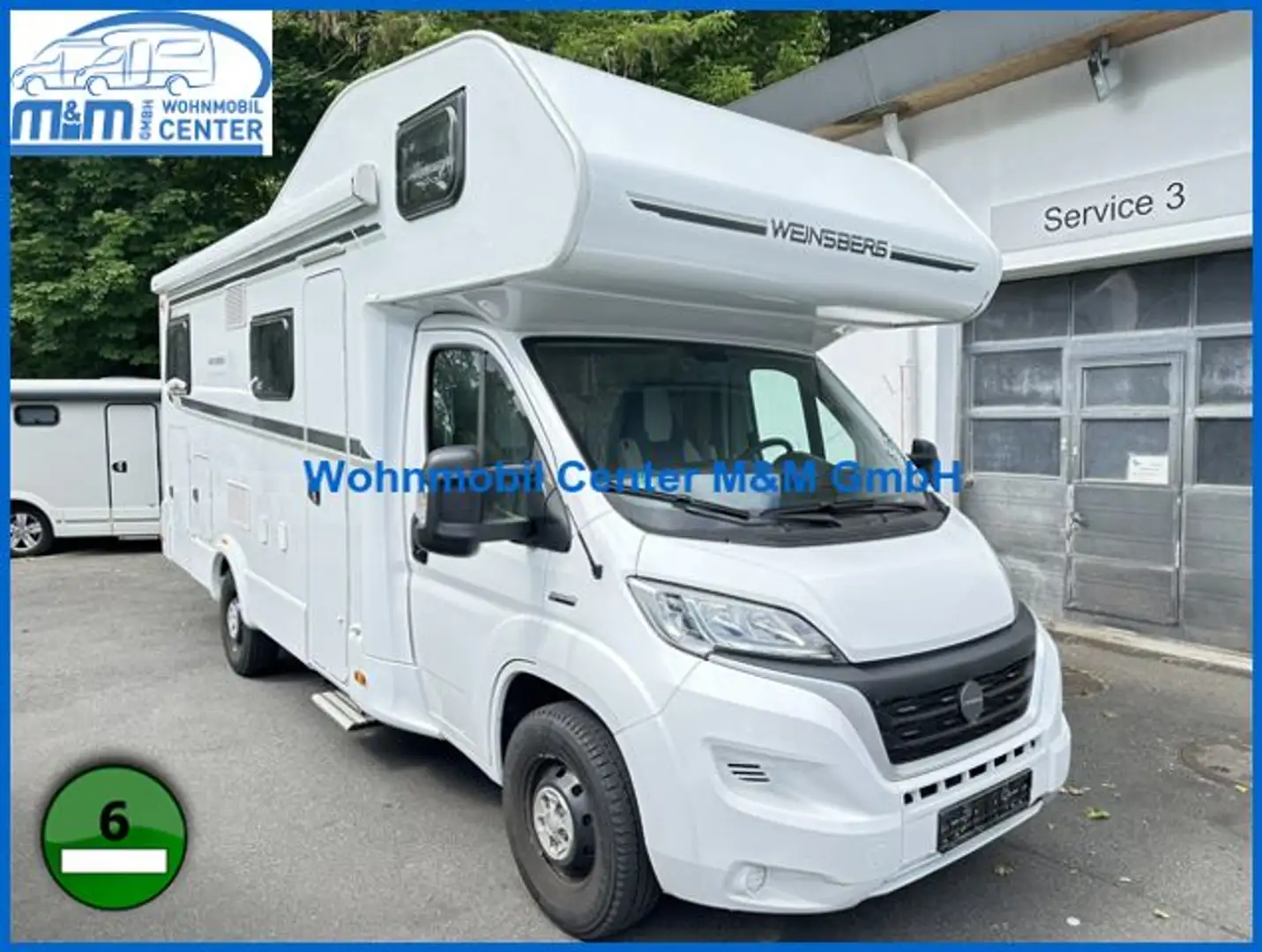 Weinsberg CaraHome 650 DG TV Sat Markise Standklima Blanco - 1
