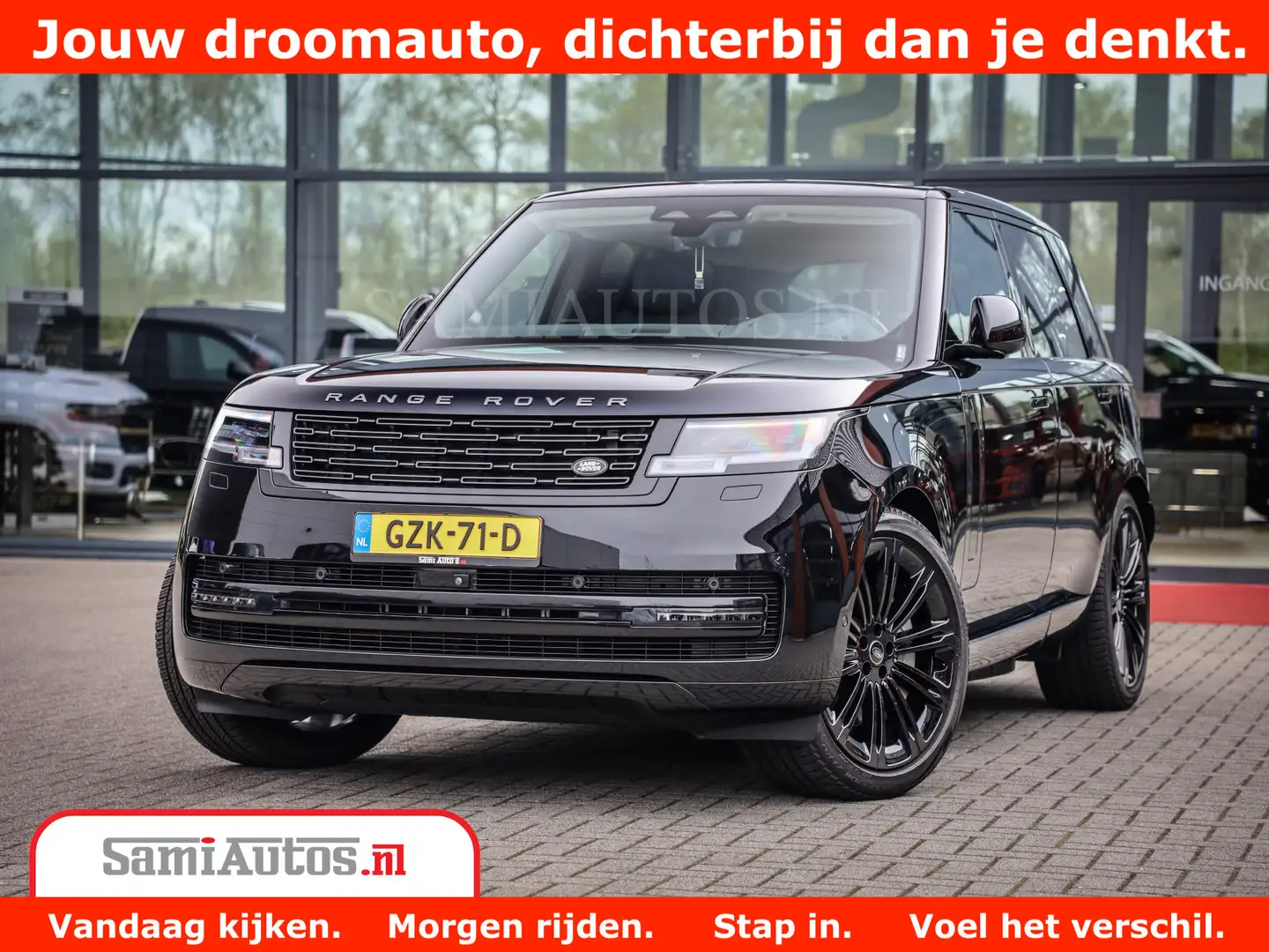 Land Rover Range Rover P550e | NIGHT | GARANTIE TOT 14-03-2029 | HEAD-UP Schwarz - 1