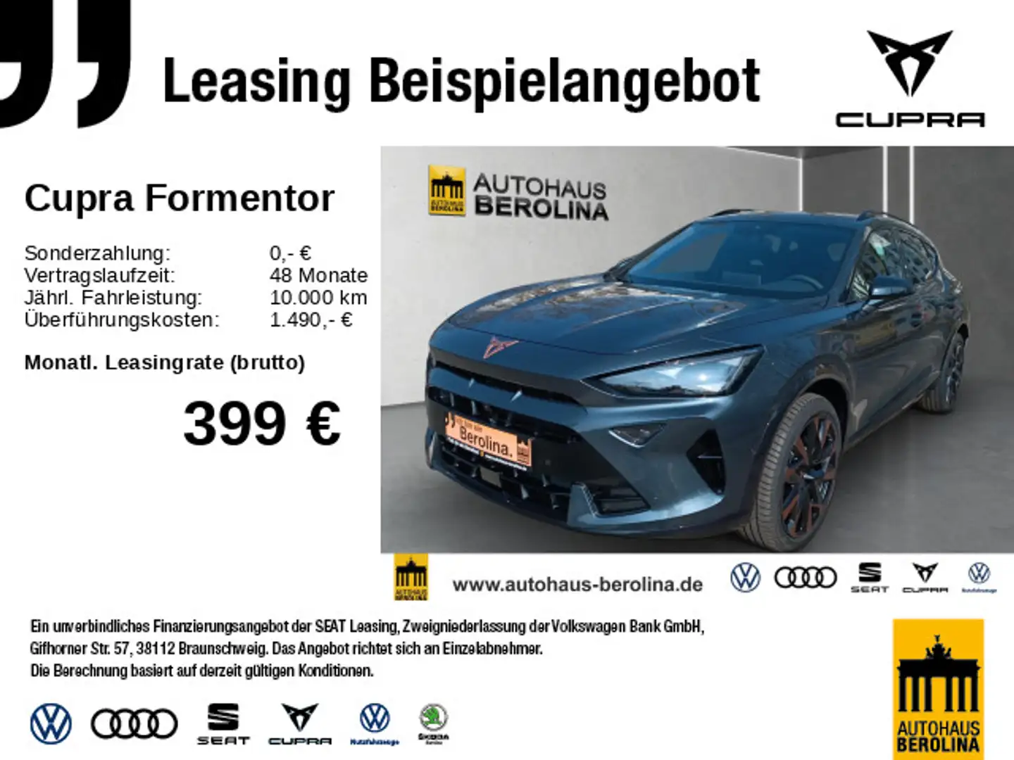 CUPRA Formentor 2.0 TSI VZ DSG *MATRIX*SENNHEISER*ACC* Gris - 1