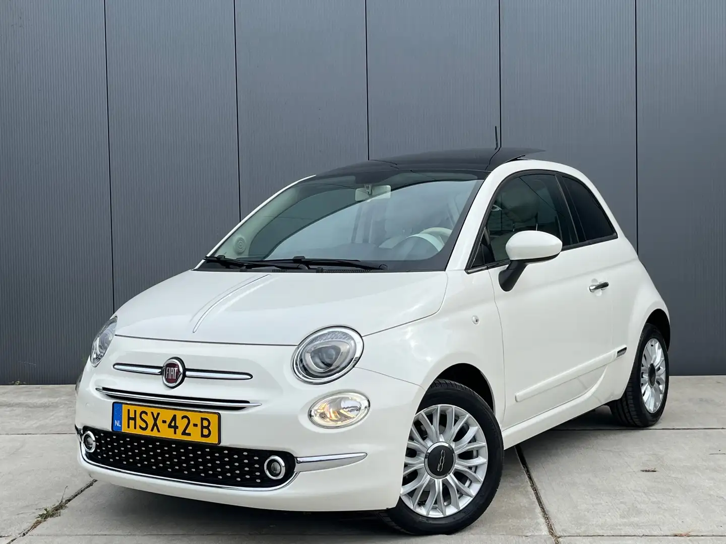 Fiat 500 1.2 Lounge | Panoramadak | Wit - 1