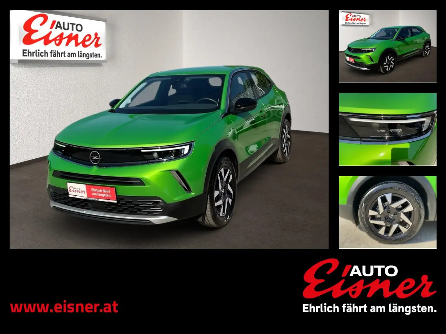 Opel Mokka-E Mokka e Elegance ACC AUT DynLicht Fernlichtass. Grün - 1