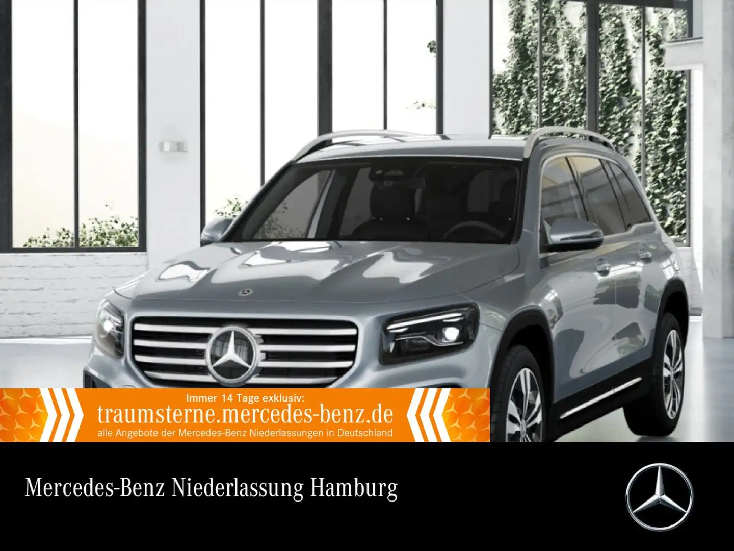 Mercedes-Benz GLB 200 d PROGRESSIVE+AHK+MULTIBEAM+KAMERA+TOTW+8G Silber - 1