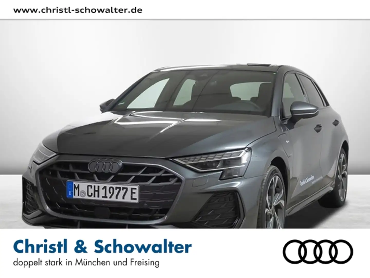 Audi A3 Sportback 40 1.5 TFSI e S line MATRIX PANO Grau - 1