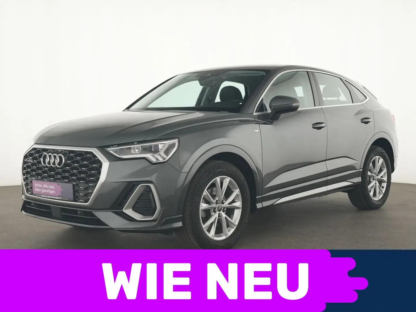 Audi Q3 Sportback 35TDI qu S-Line Kam|LED|Navi|Key|SHZ Grey - 1