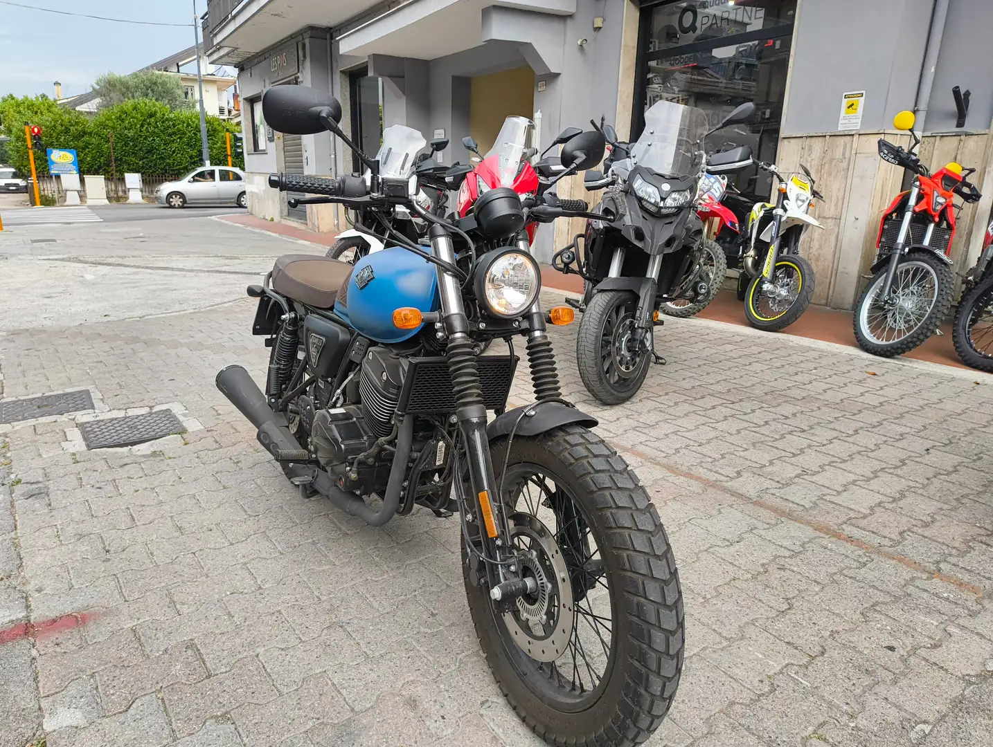 Archive Motorcycle Scrambler 250 Bleu - 2