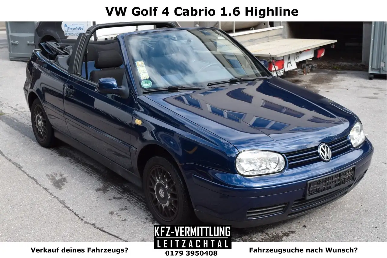 Volkswagen Golf 1.6 Highline Cabriolet~TÜV bis 27~wenig KM, foto 1