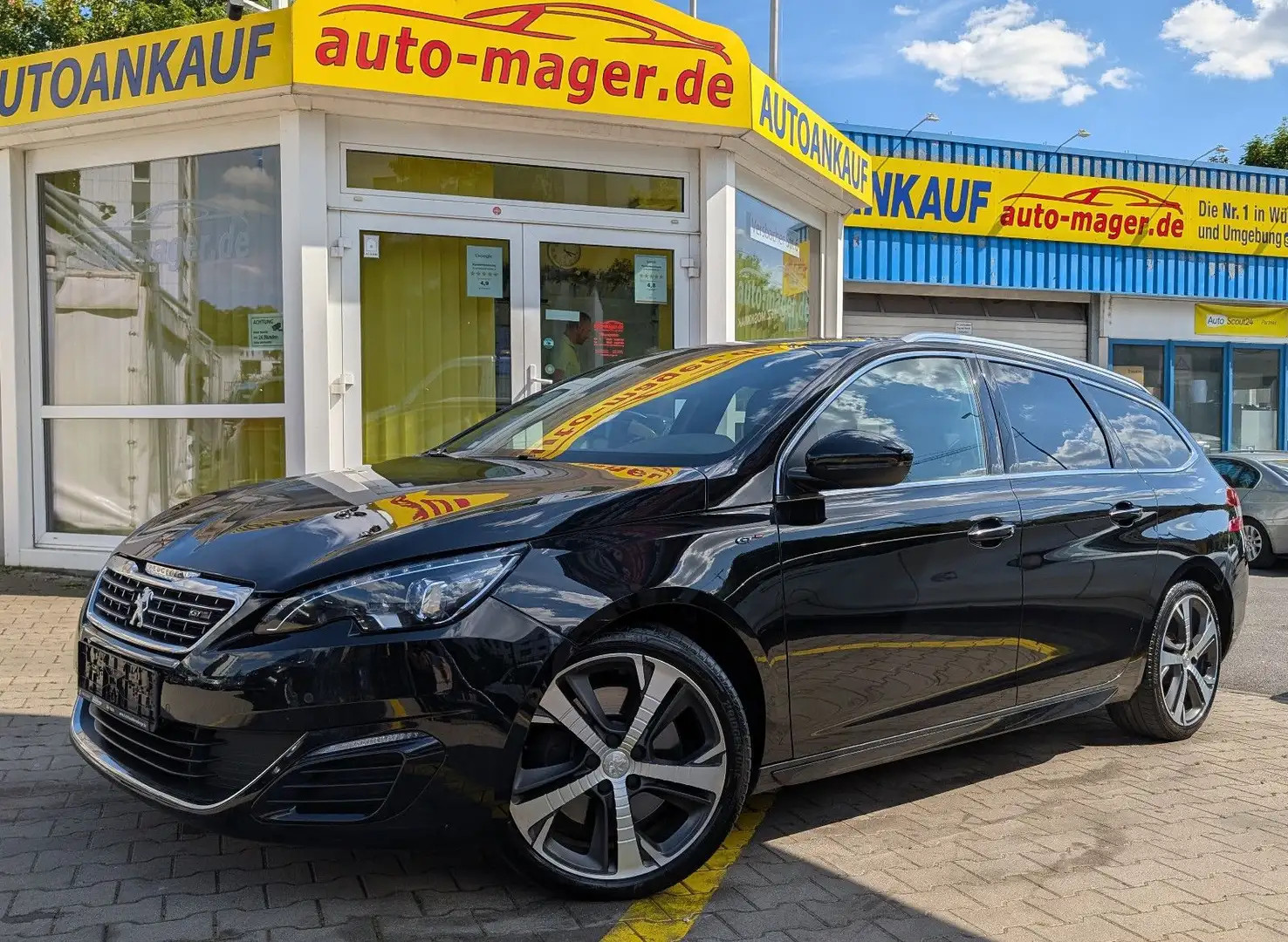 Peugeot 308 SW GT*1.Hd*Temp*AHK*LED*Shz*Pdc*TOP*Garantie Schwarz - 1
