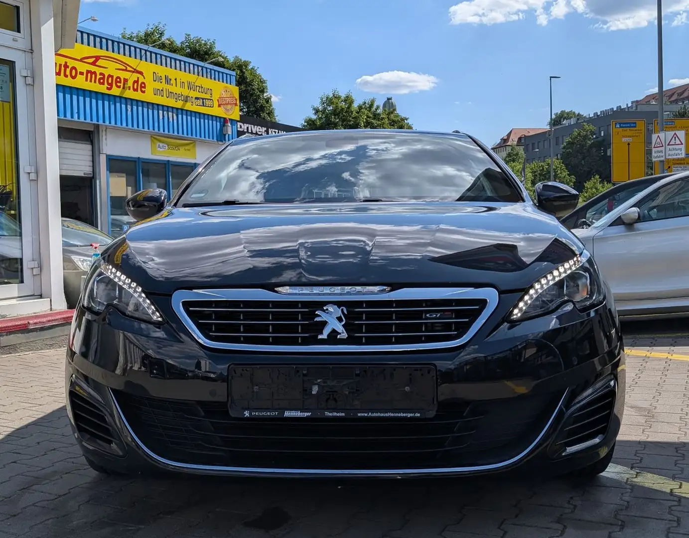 Peugeot 308 SW GT*1.Hd*Temp*AHK*LED*Shz*Pdc*TOP*Garantie Schwarz - 2