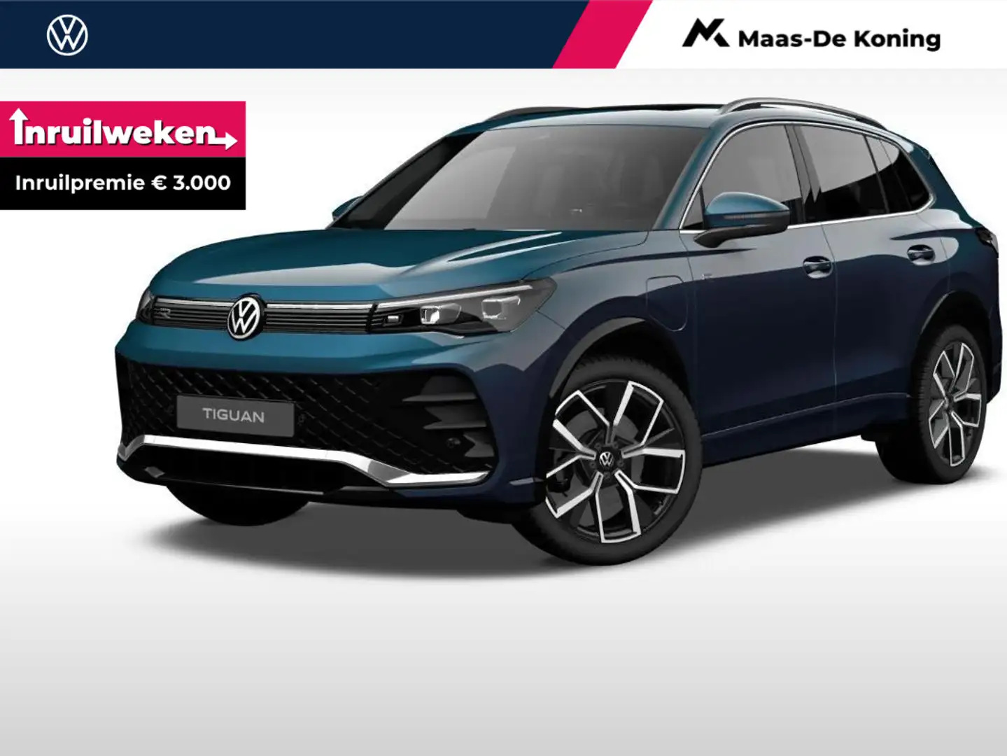 Volkswagen Tiguan R-Line-Edition 1.5 eHybrid 204 pk 6 vers. DSG · Bl Blauw - 1