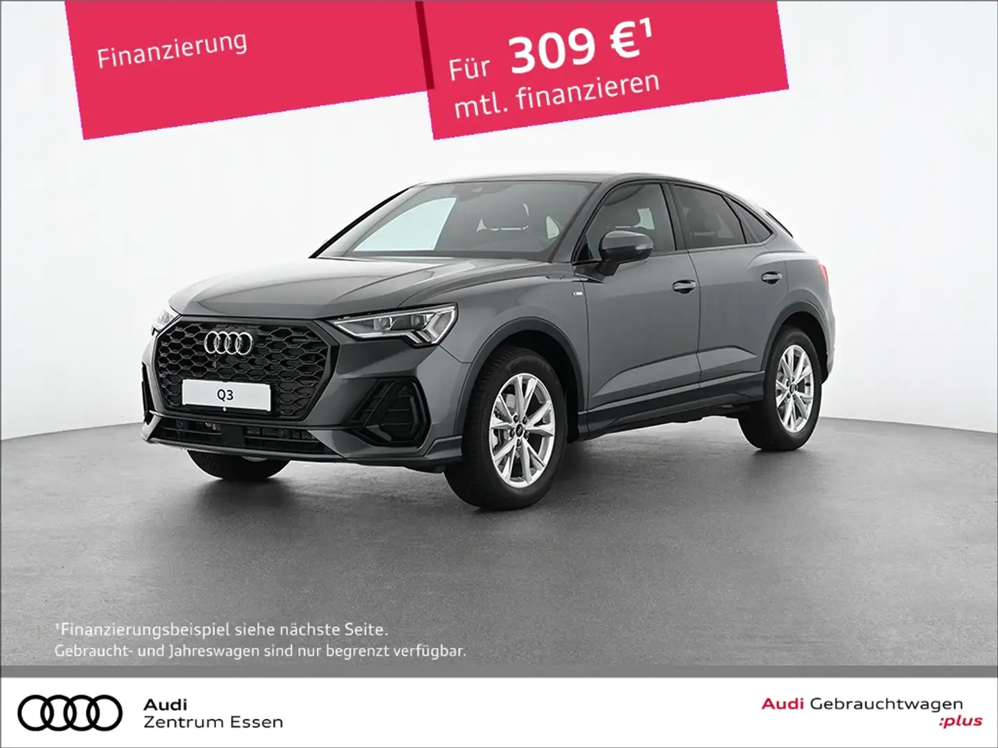 Audi Q3 Sportback 35 TFSI S-LINE S-TRONIC LED PLUS SHZ Grau - 1