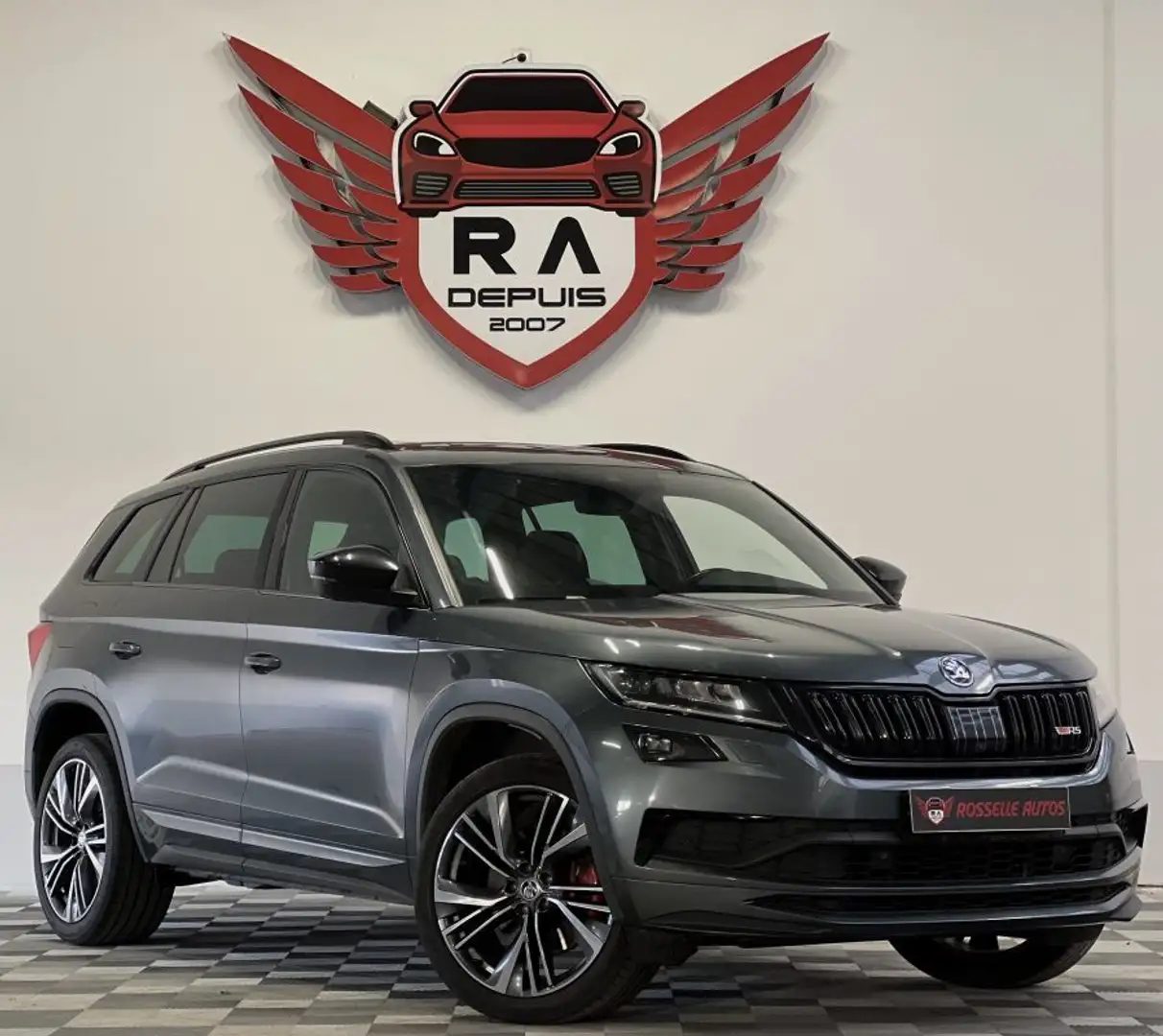 Skoda Kodiaq 2.0 Bi-TDI RS 240CH DSG7 4X4 Gris - 1