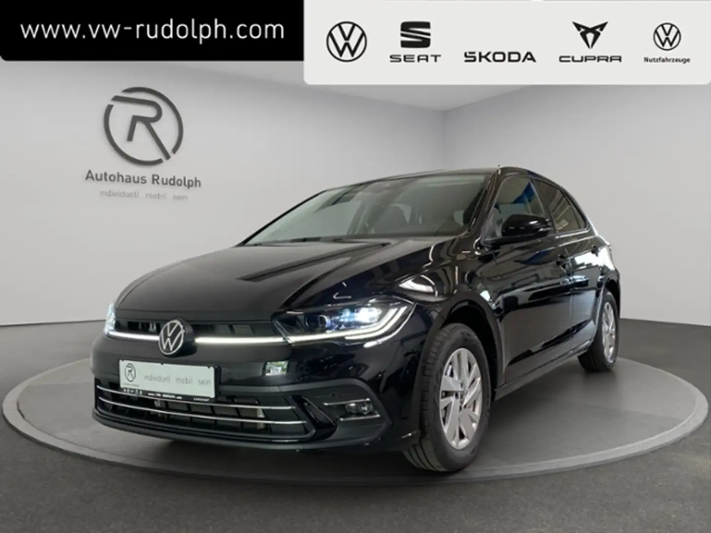 Volkswagen Polo 1.0 TSI DSG Style / App Connect LED ACC Schwarz - 1