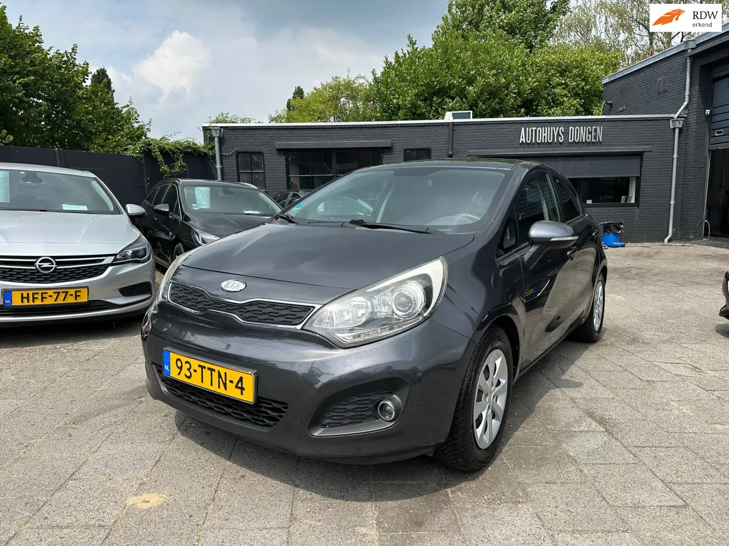 Kia Rio 1.2 CVVT Comfort Pack! Airco! Zwart - 1