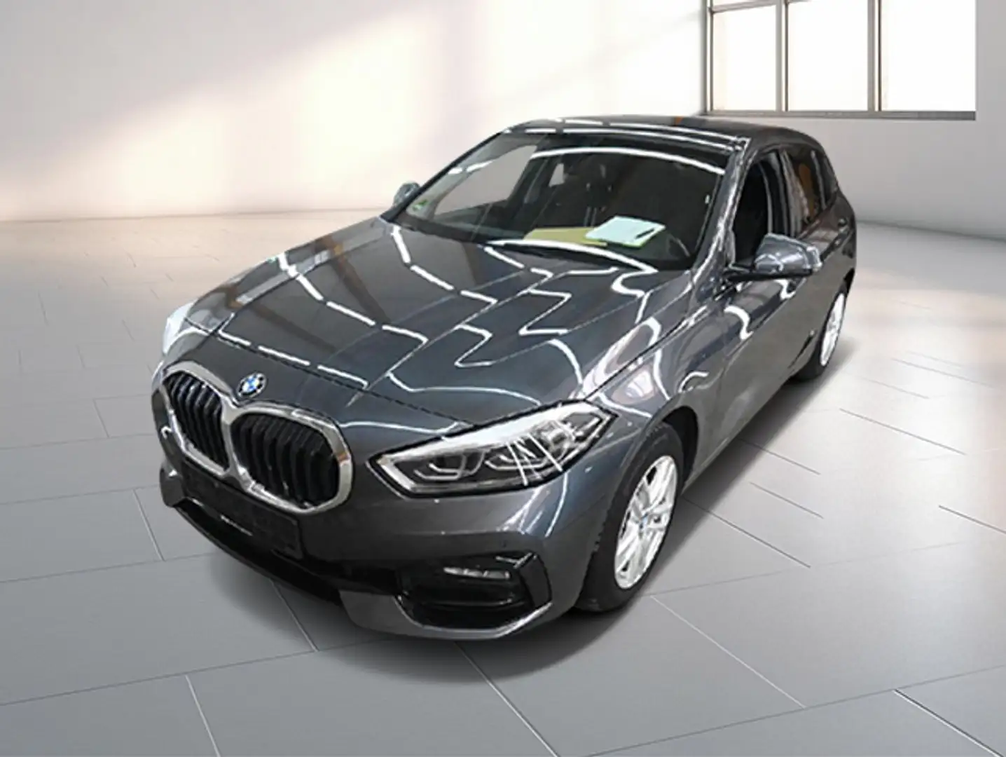 BMW 118 dA Sport-Line T-Leder Navi LED Grigio - 1